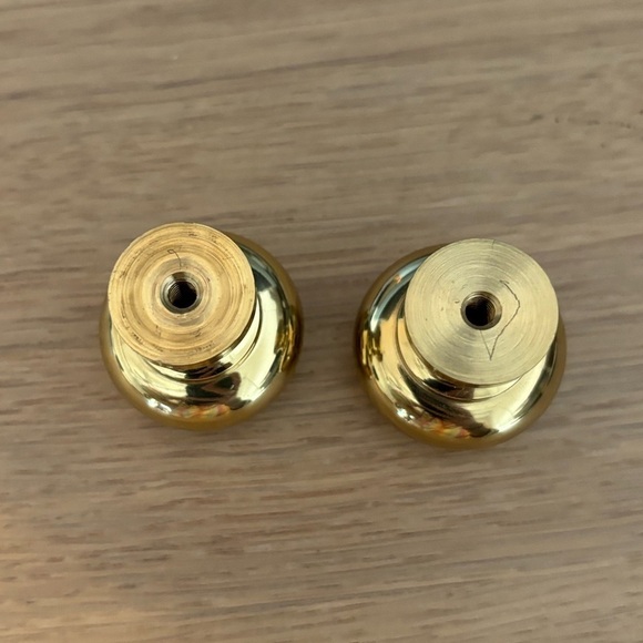 Set of 2 cabinet door knobs Solid brass. New - Picture 6 of 9
